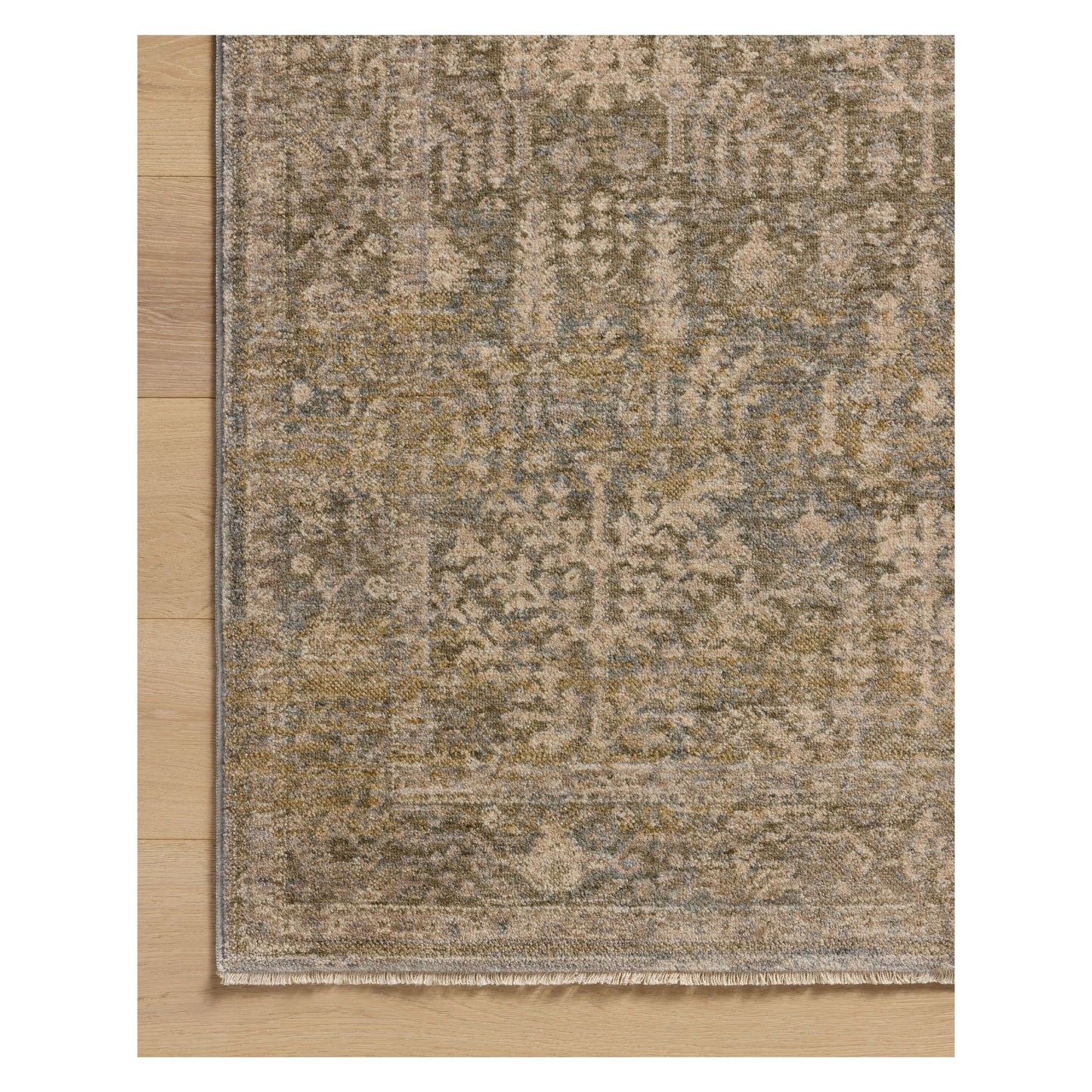 Junie Moss Natural Rug corner