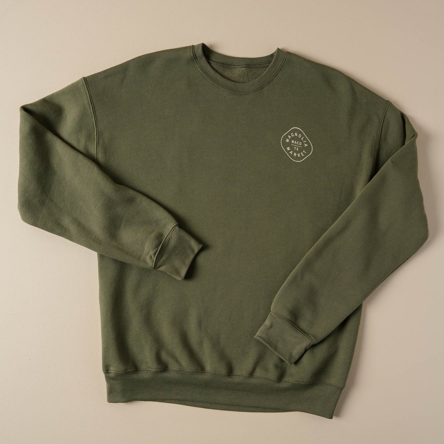 Katy Ballpark Military Green Crewneck front