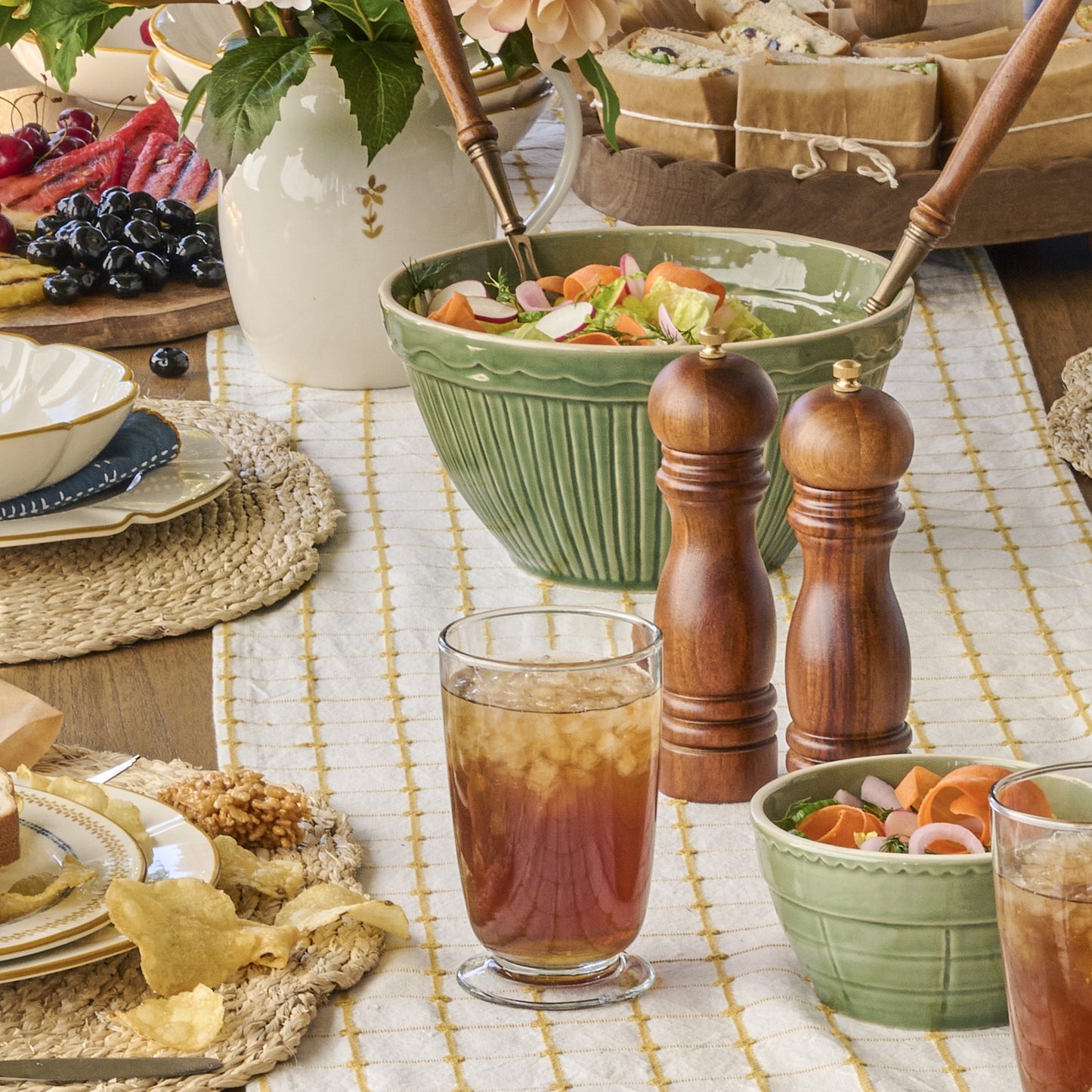 Wood Salt & Pepper Grinder Set