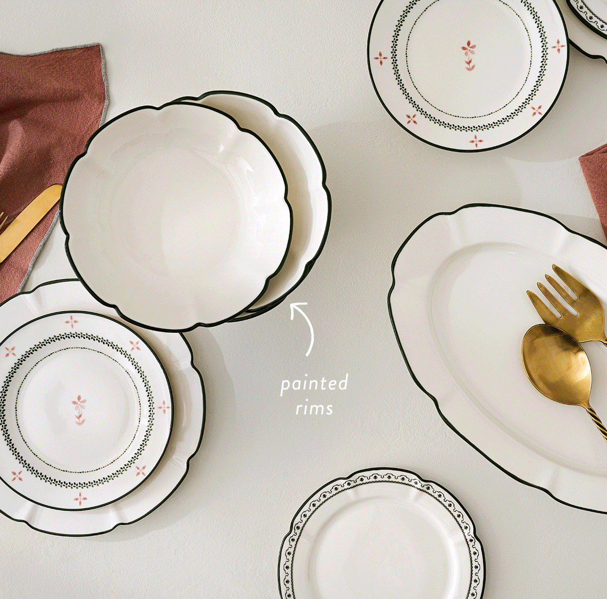 shop our luna tabletop collection