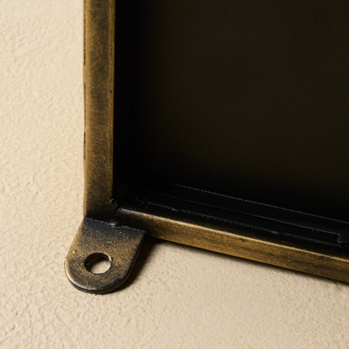 Archer Medicine Cabinet close up of hanging hardware