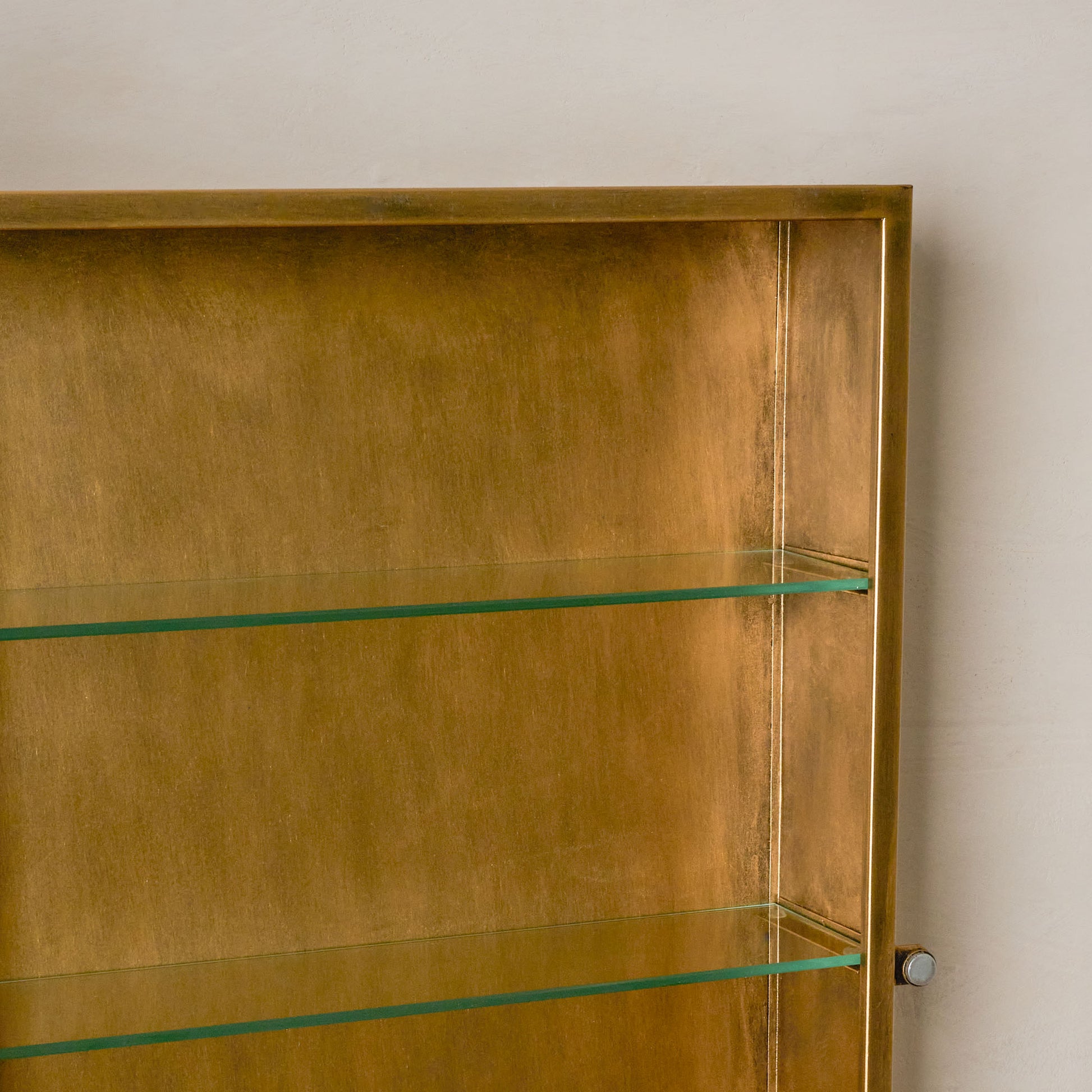 Nova Brass Medicine Cabinet inside