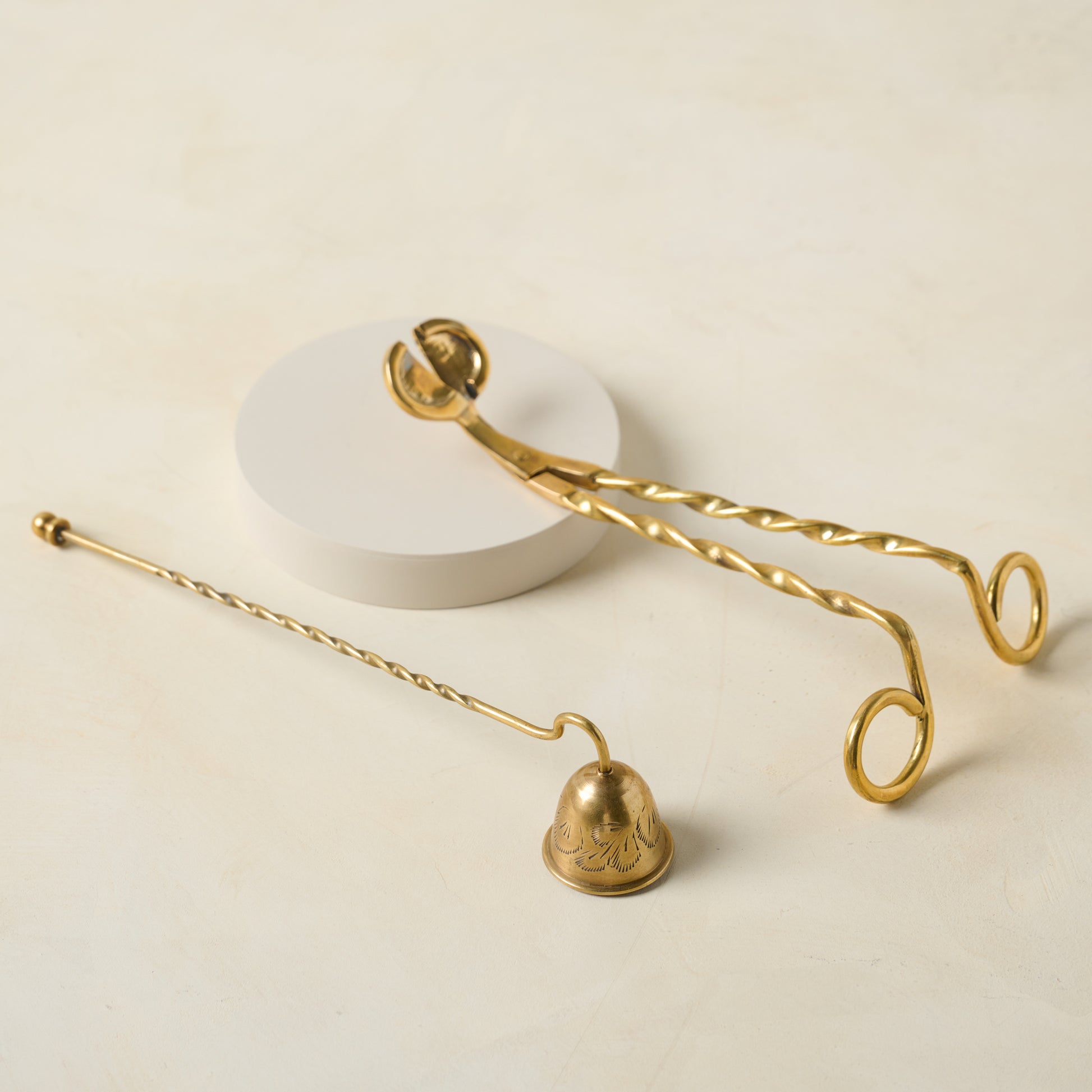 Vintage Inspired Candle Snuffer with wax trimmer