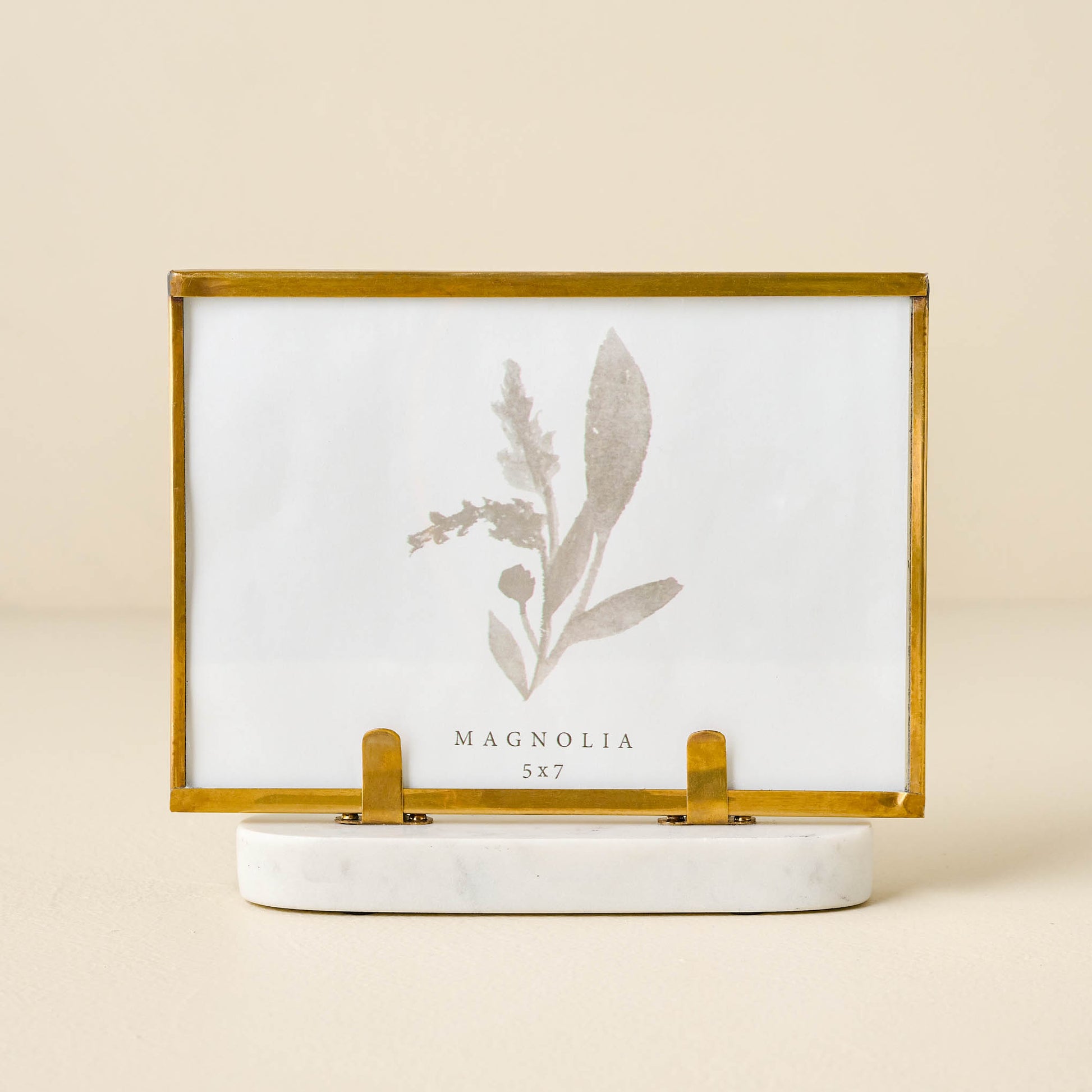 Antique Brass Bracket Photo Frame