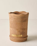Magnolia Antiqued Wood Utensil Holder