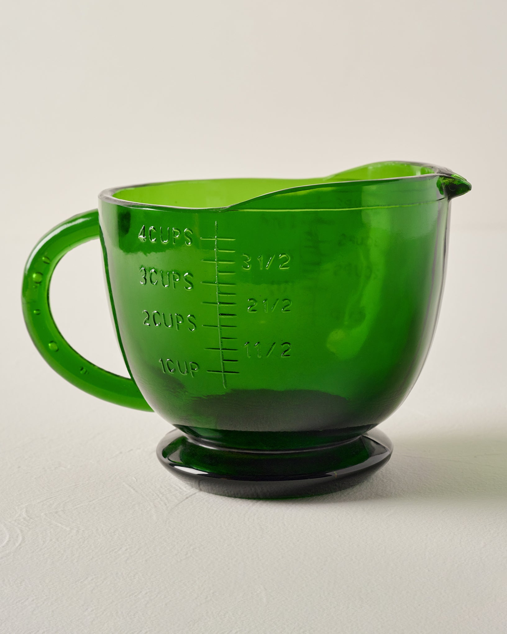 Green Glass 4 Cup Measuring Cup  Magnolia