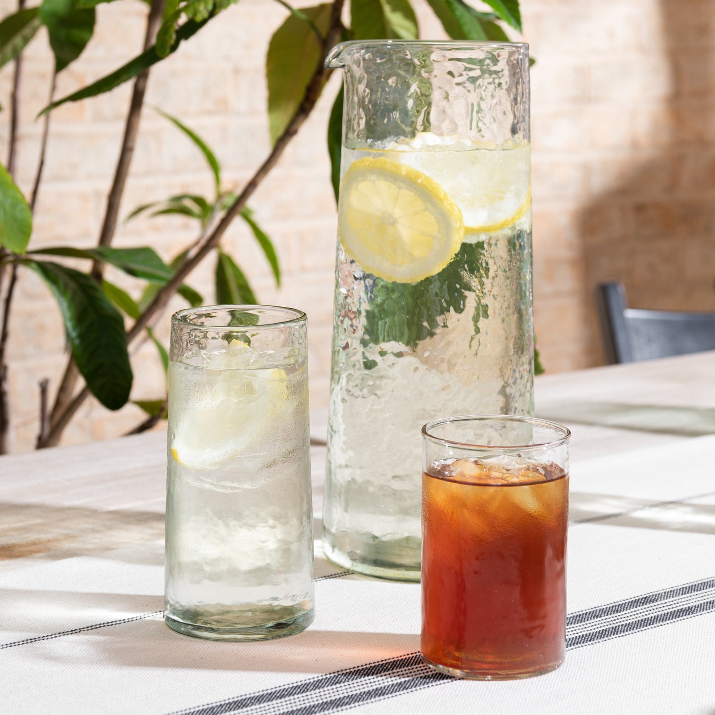 Rustic Glass Tumbler