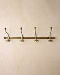 Duke Antique Brass Metal Wall Hooks long