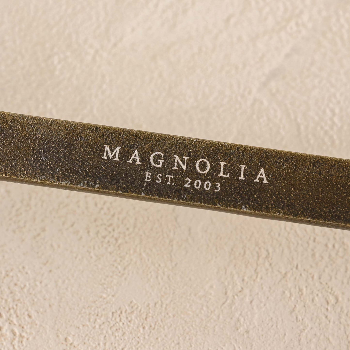 Duke Antique Brass Metal Wall Hooks magnolia logo on hooks