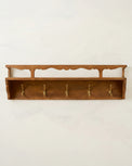 Daphne Wood and Brass Display Shelf