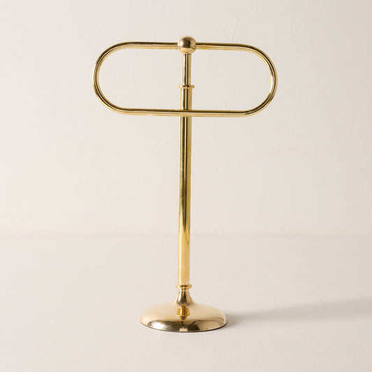 Jules Brass Towel Stand