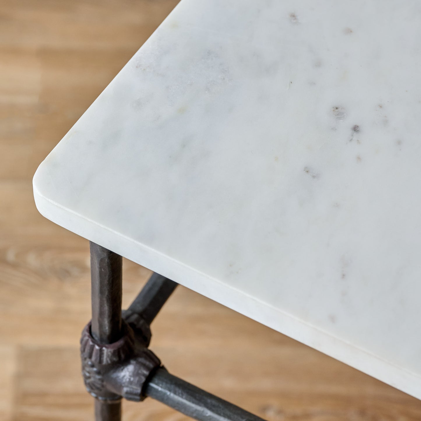 Ansel End Table corner up close