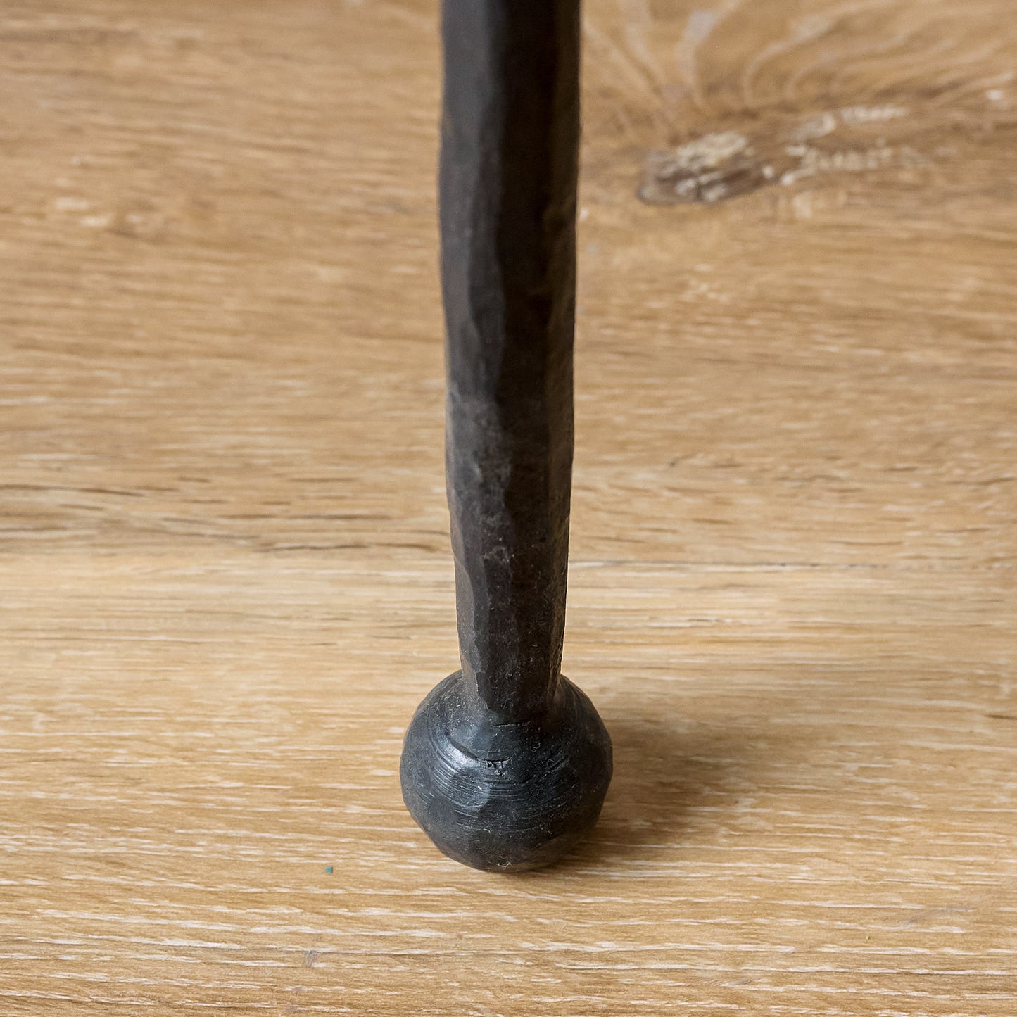 Ansel End Table leg up close