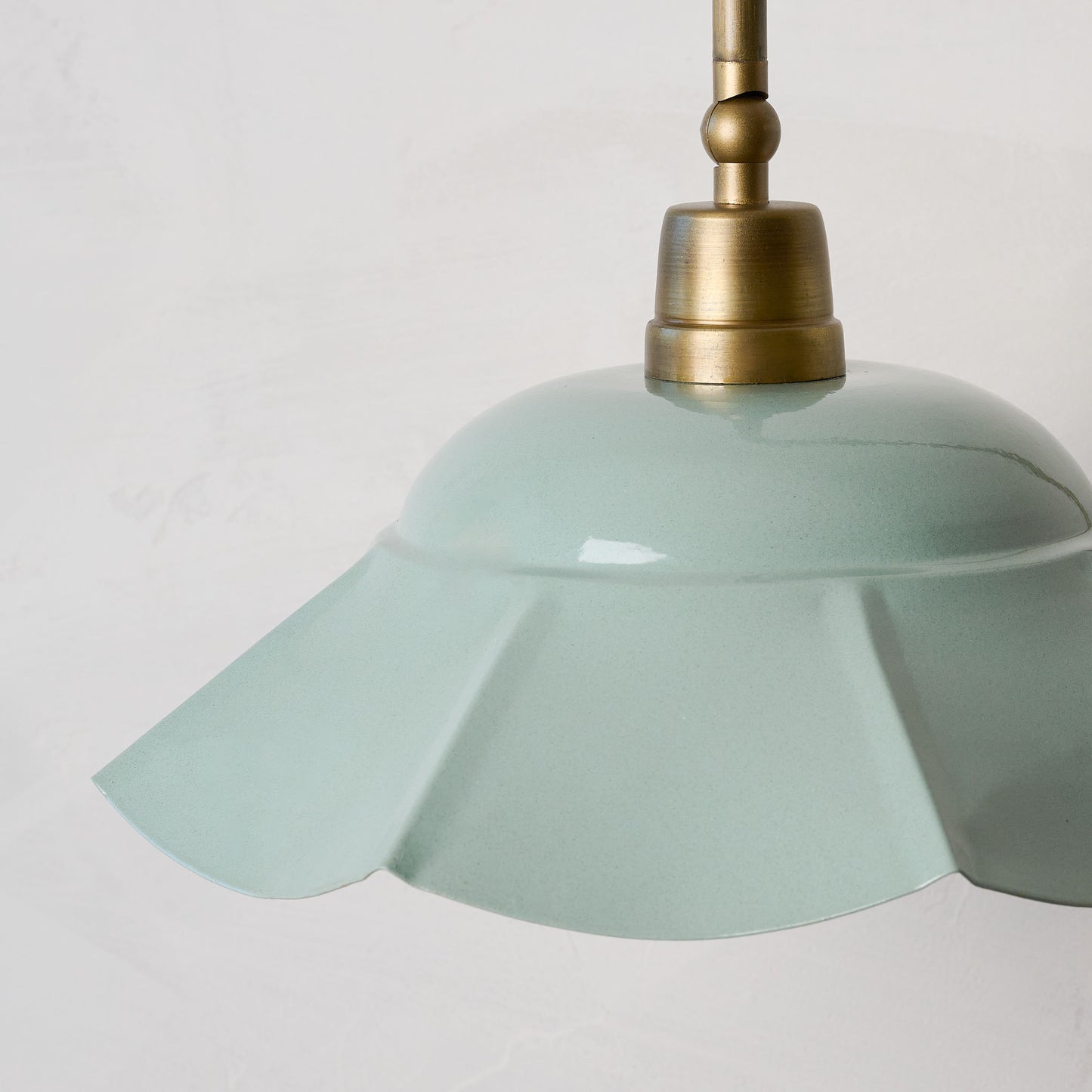 Mary Enamel Plug-in Sconce sea foam