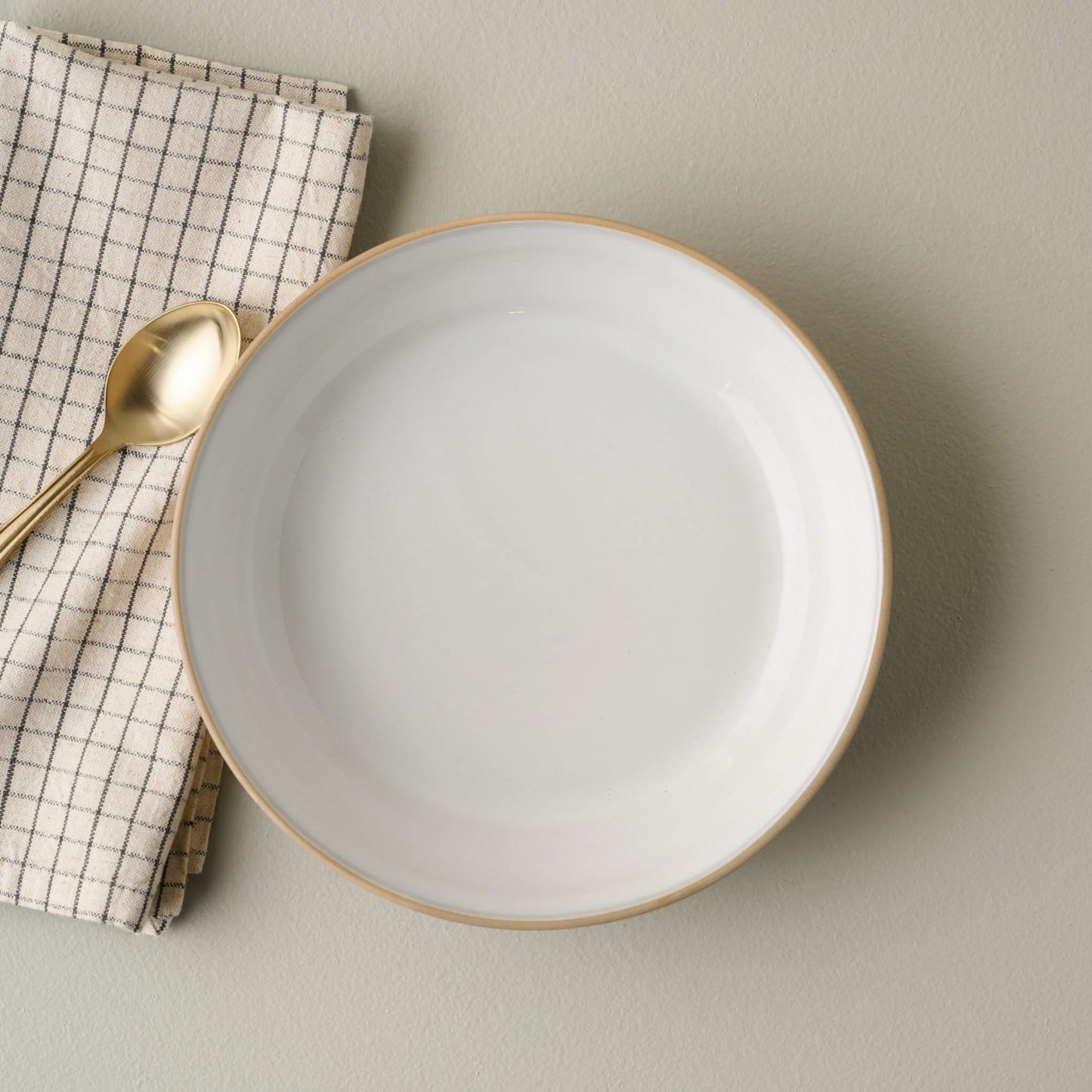 Stone White Lakelynn Pasta Bowl top view