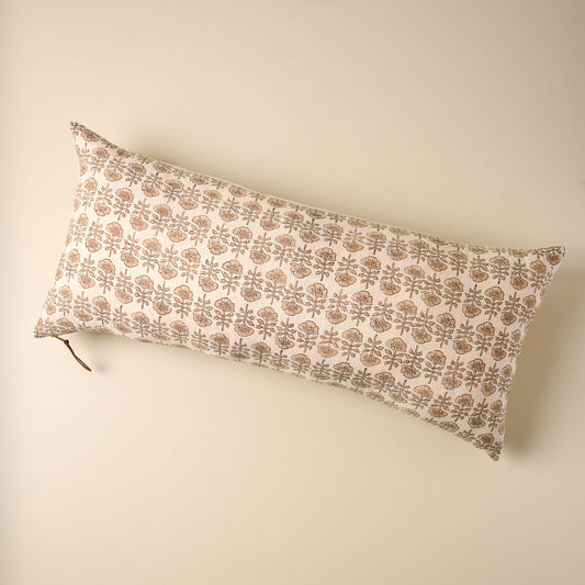 Flora Natural Large Lumbar Pillow
