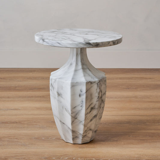 Fluted End Table
