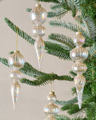 Winter Splendor Finial Ornament, Set of 4