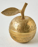 Antique Inspired Brass Apple Box