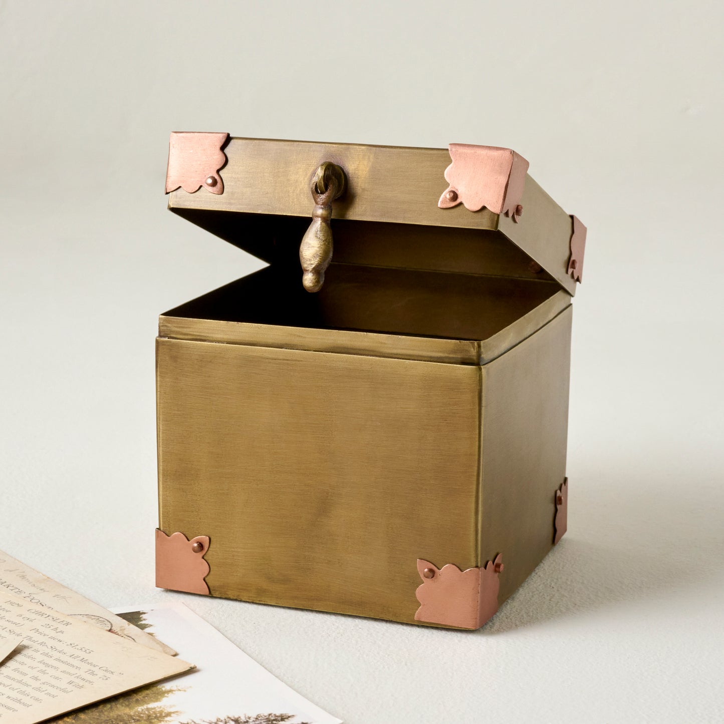 Small Brass and Copper Decorative Box