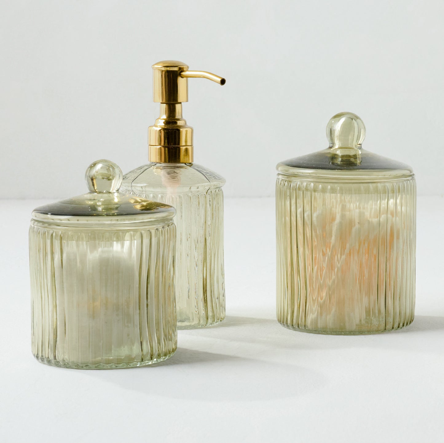 Arlo Ribbed Glass collection