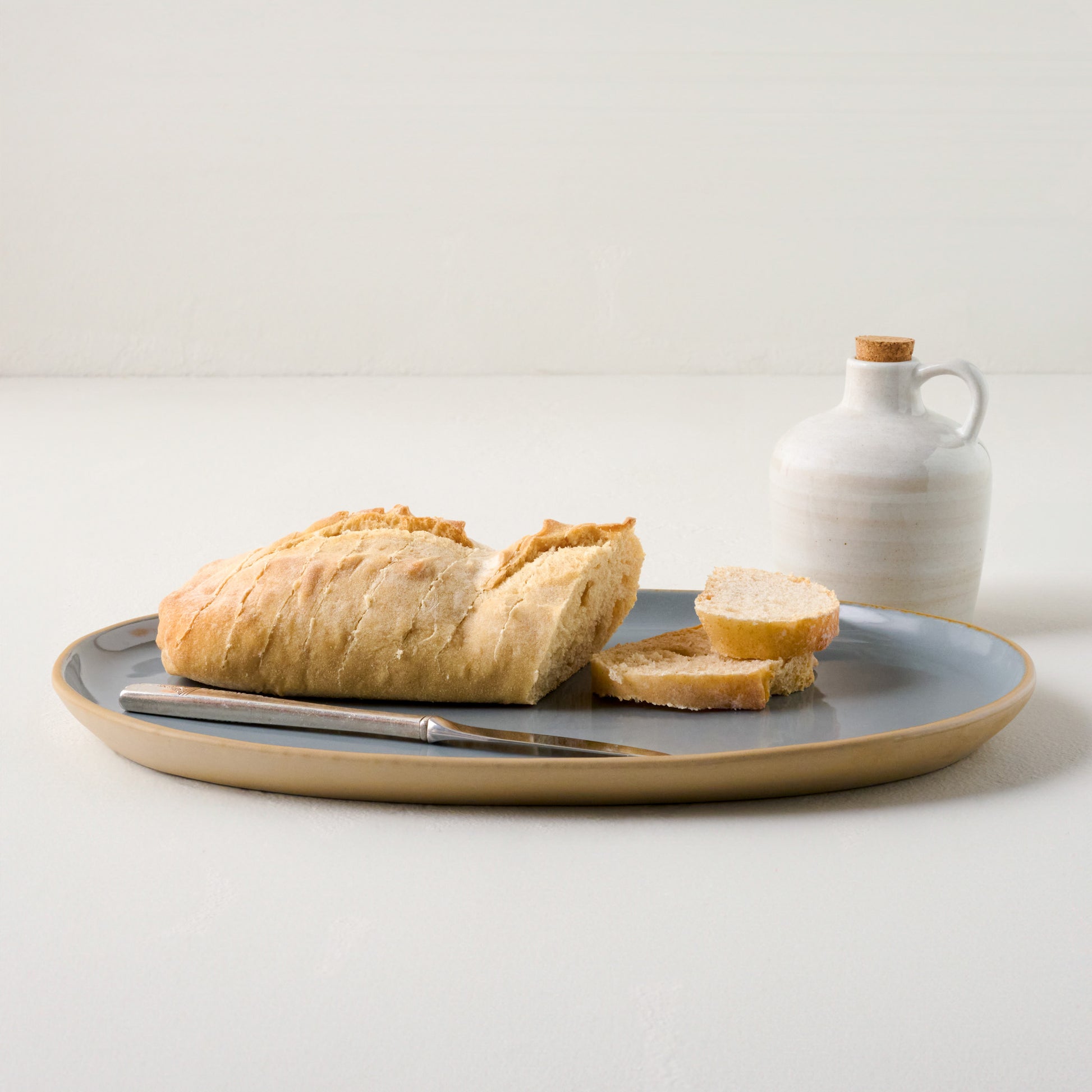 Lakelynn Serving Platter shown with bread