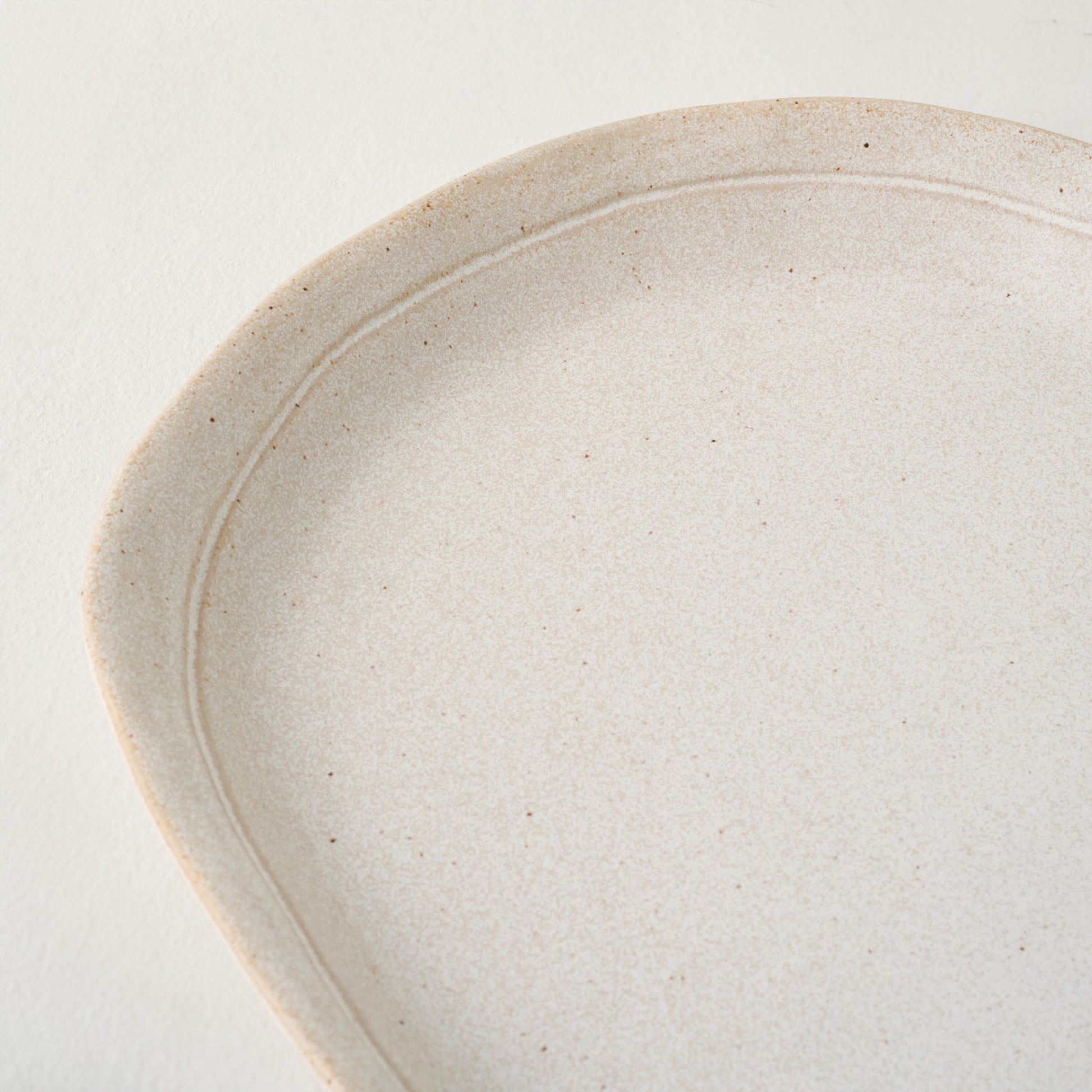 French White Serving Tray up close