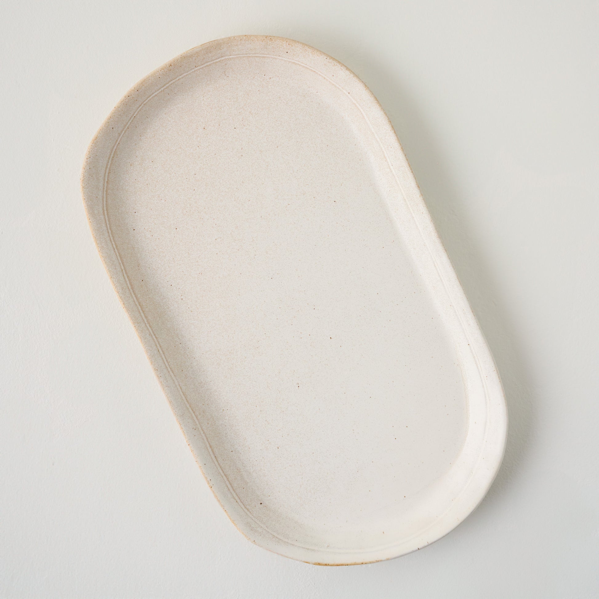 French White Serving Tray