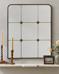 Hotel 1928 Mirror shown above mantel