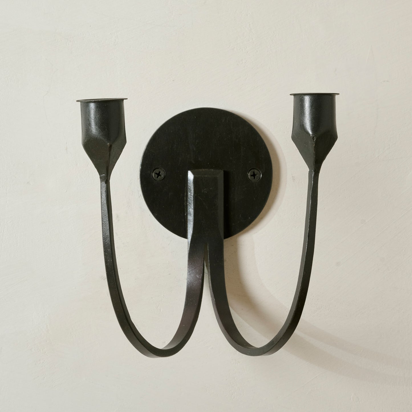 Julian Double Wall Sconce in black