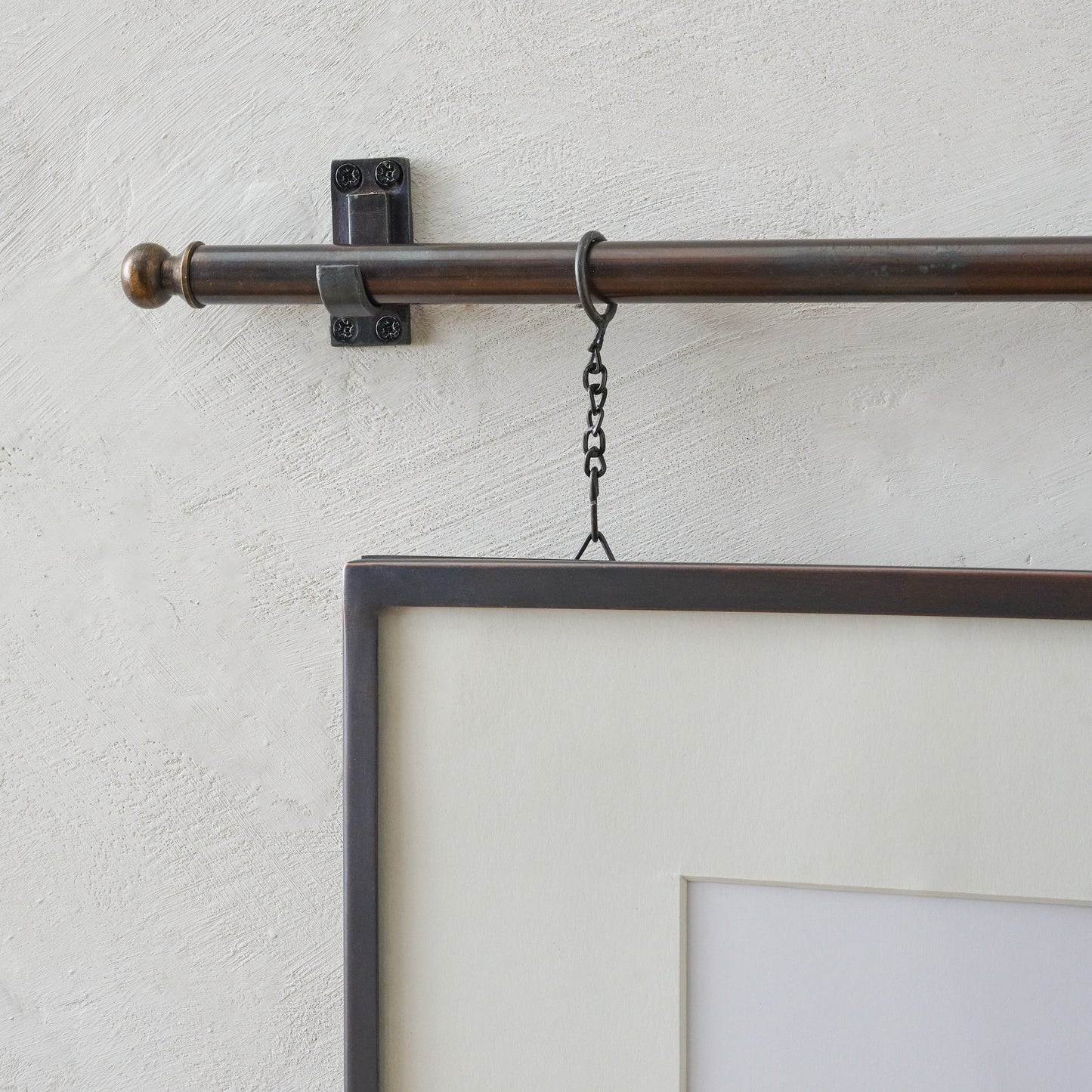 Colleen Antique Bronze Rail Picture Frame close up
