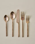 Copper Flatware Set of Five