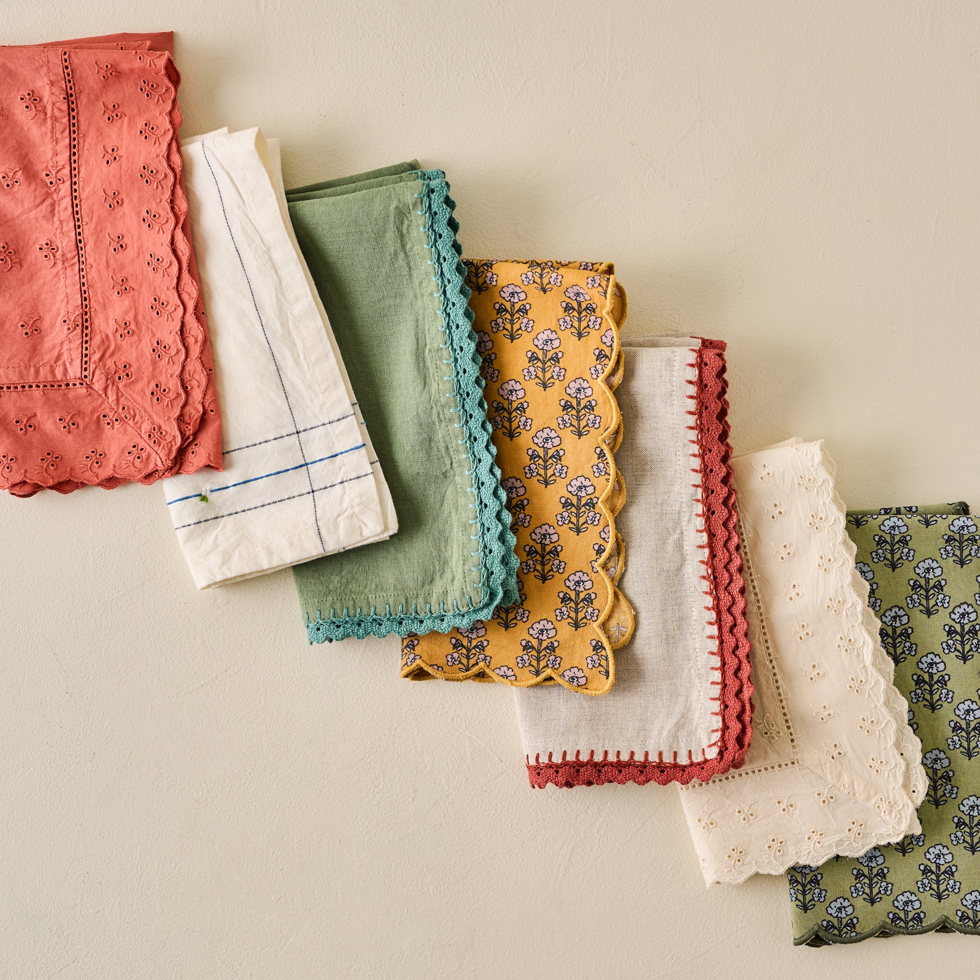Variety of napkins