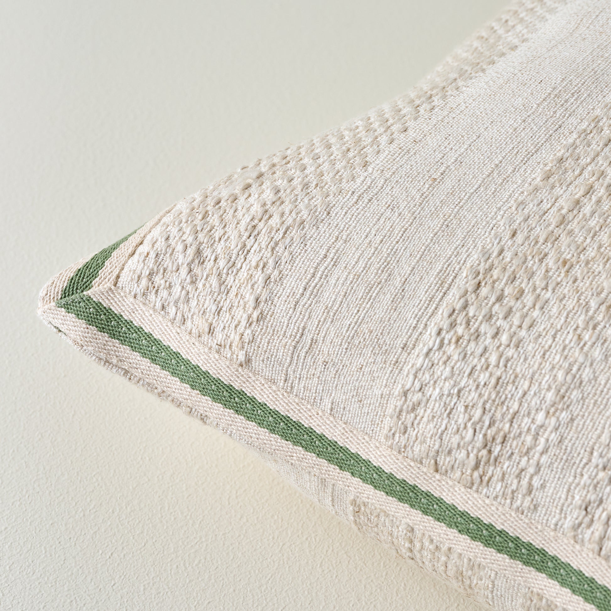 Flax Oversized Pillow up close