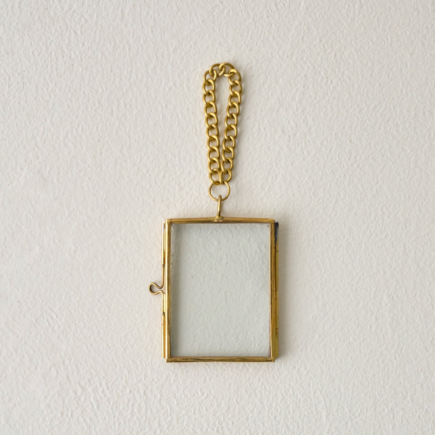 Mini Josie Hanging Brass Photo Frame