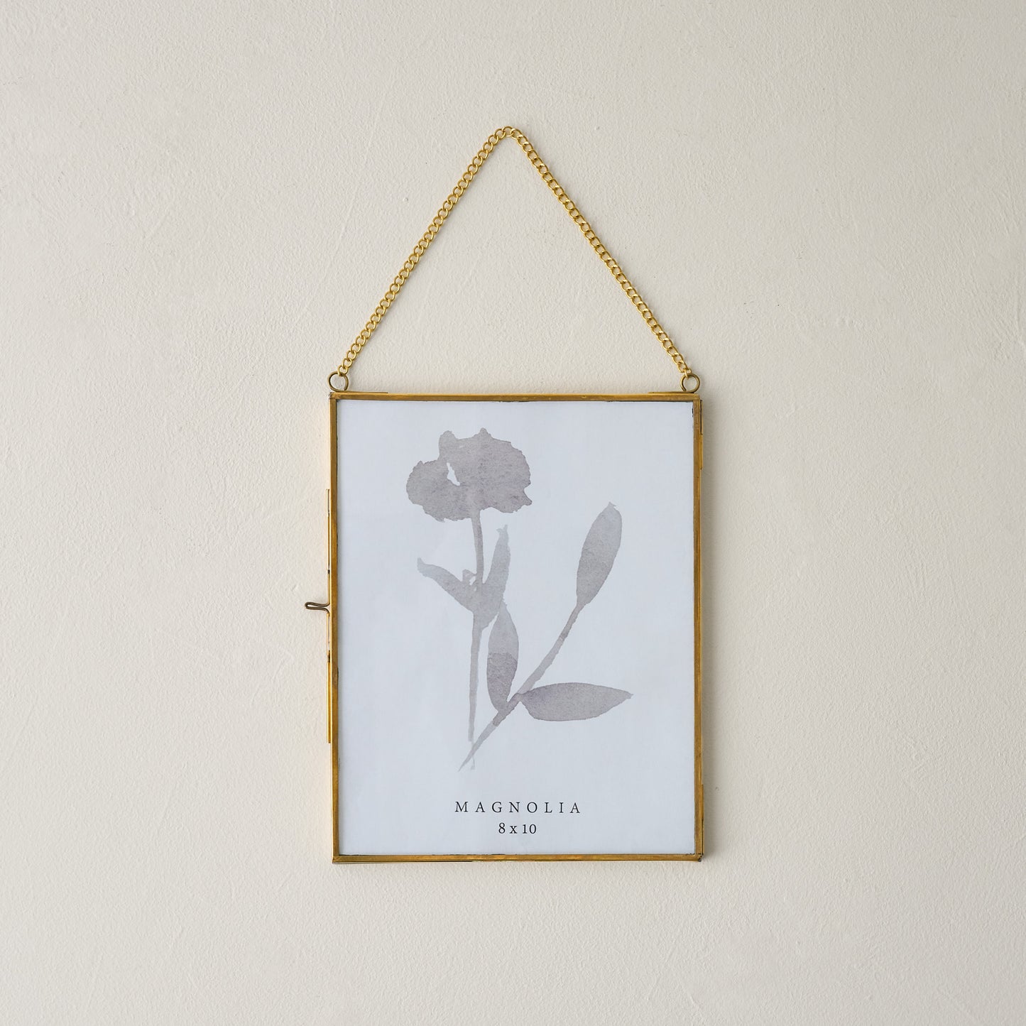 8x10 Josie Hanging Brass Photo Frame