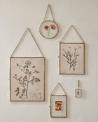 Josie Hanging Brass Photo Frame