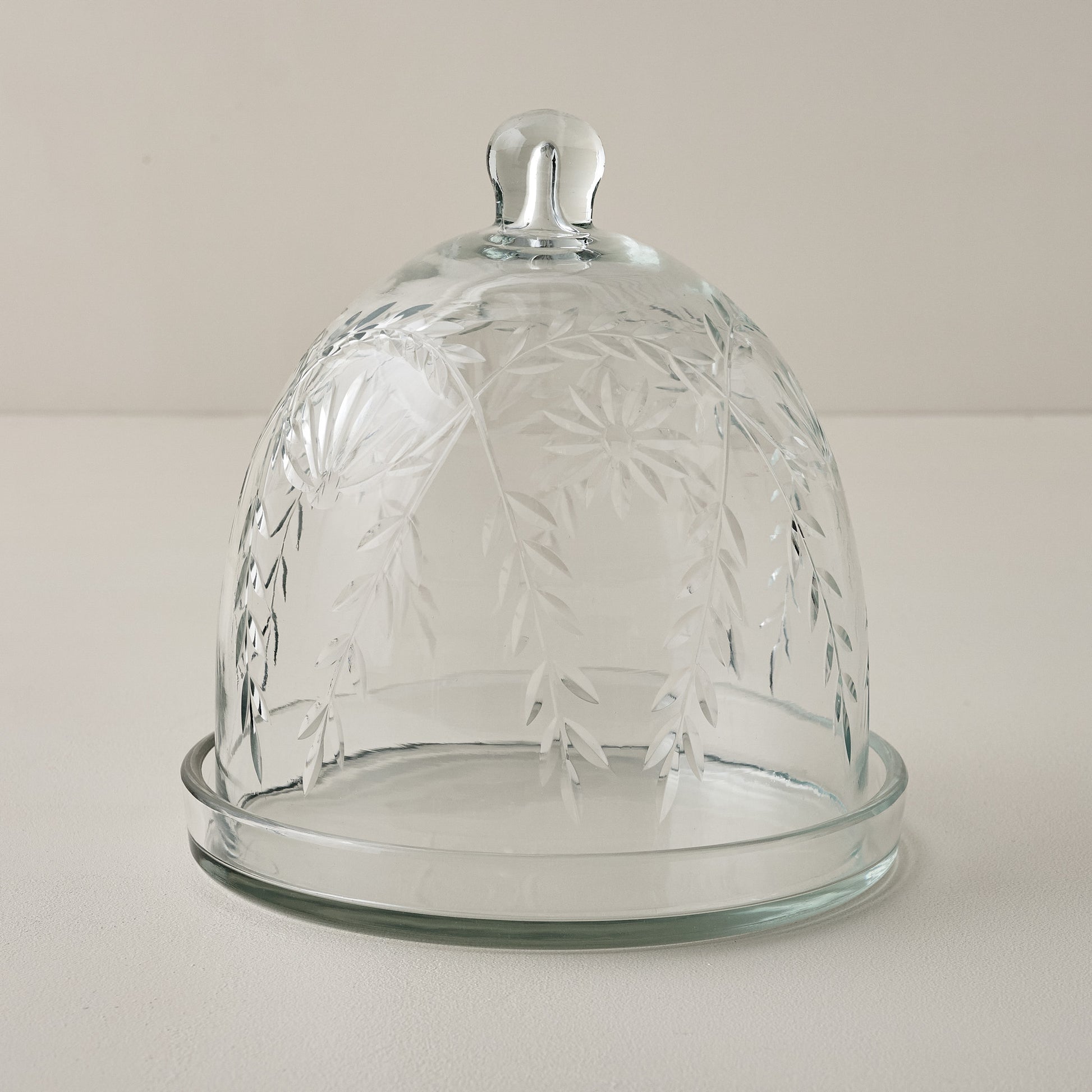 Vivian Cut Glass Candle Cloche