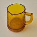 Amber One Cup Glass Measuring Cup