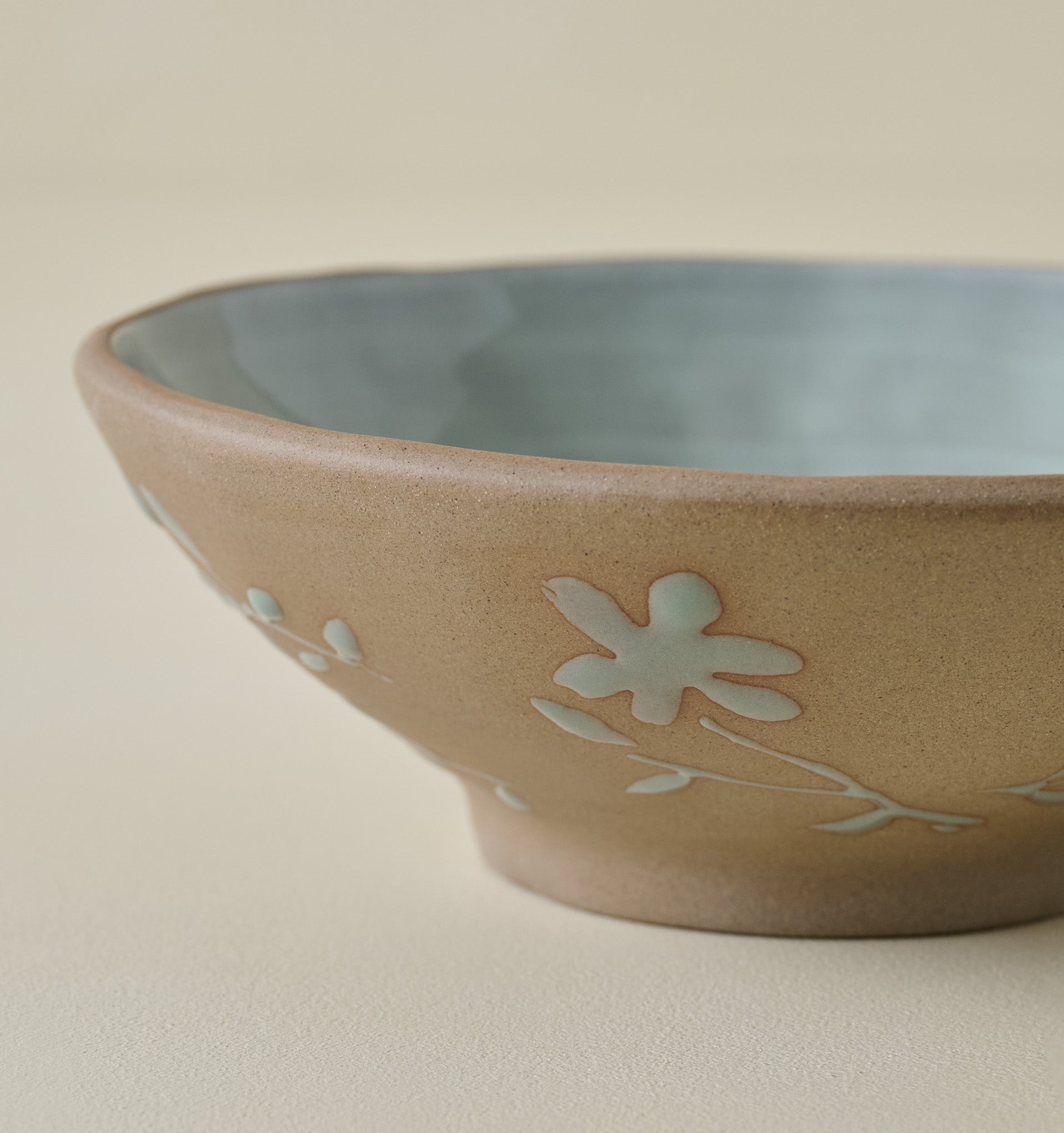 Small Claire Decorative Floral Bowl up close