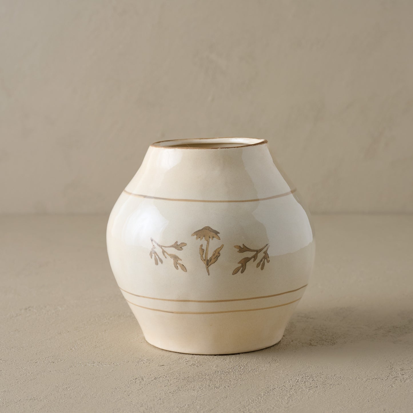 Nadine Ceramic Round Vase