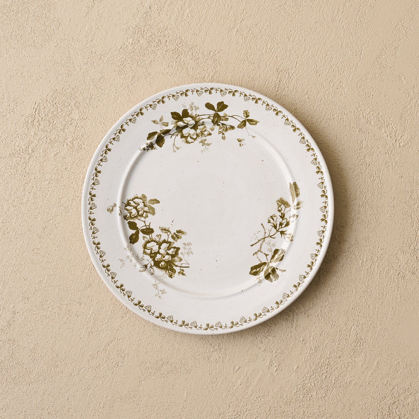 Heirloom Garden Floral Salad Plate