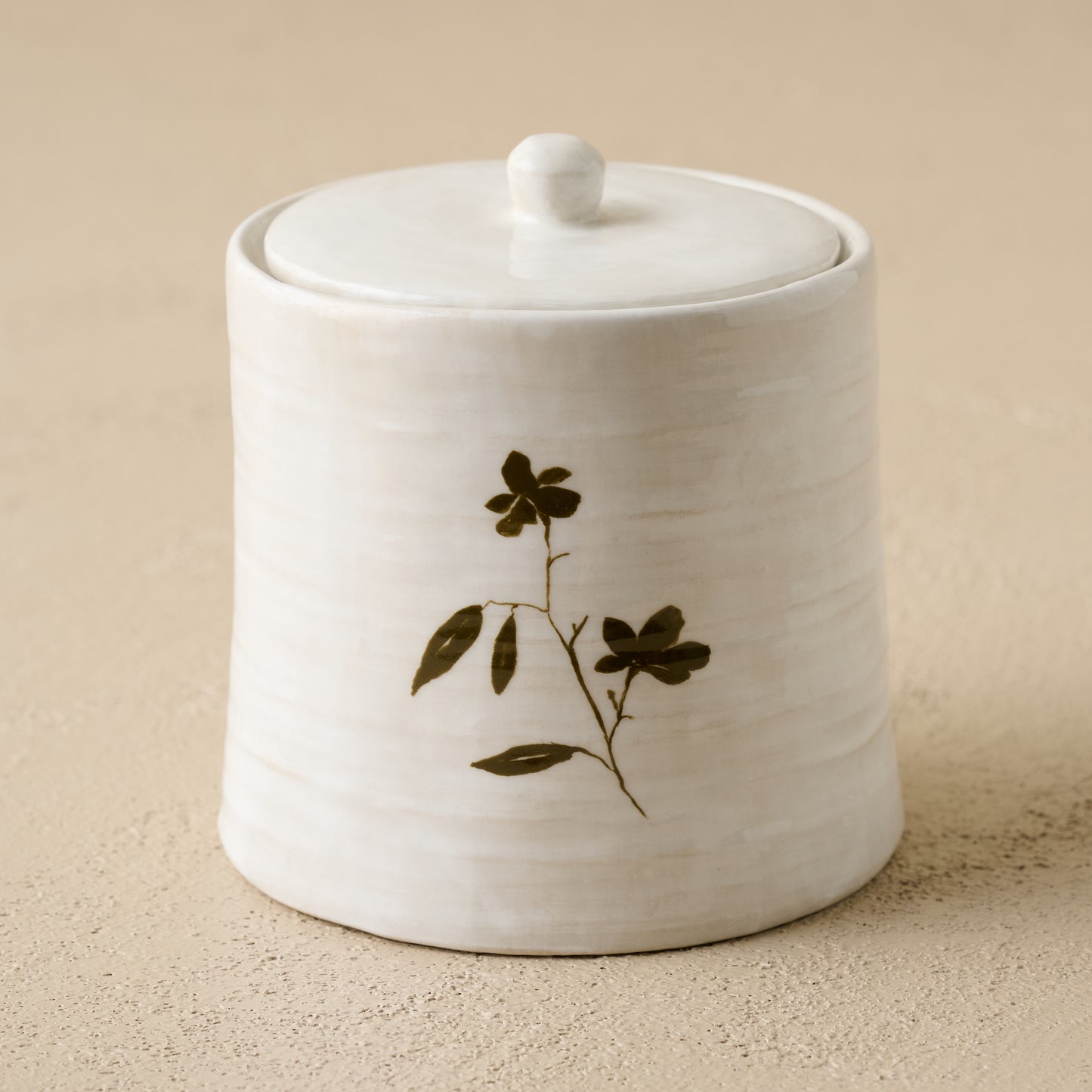 Large Eliana Floral Canister