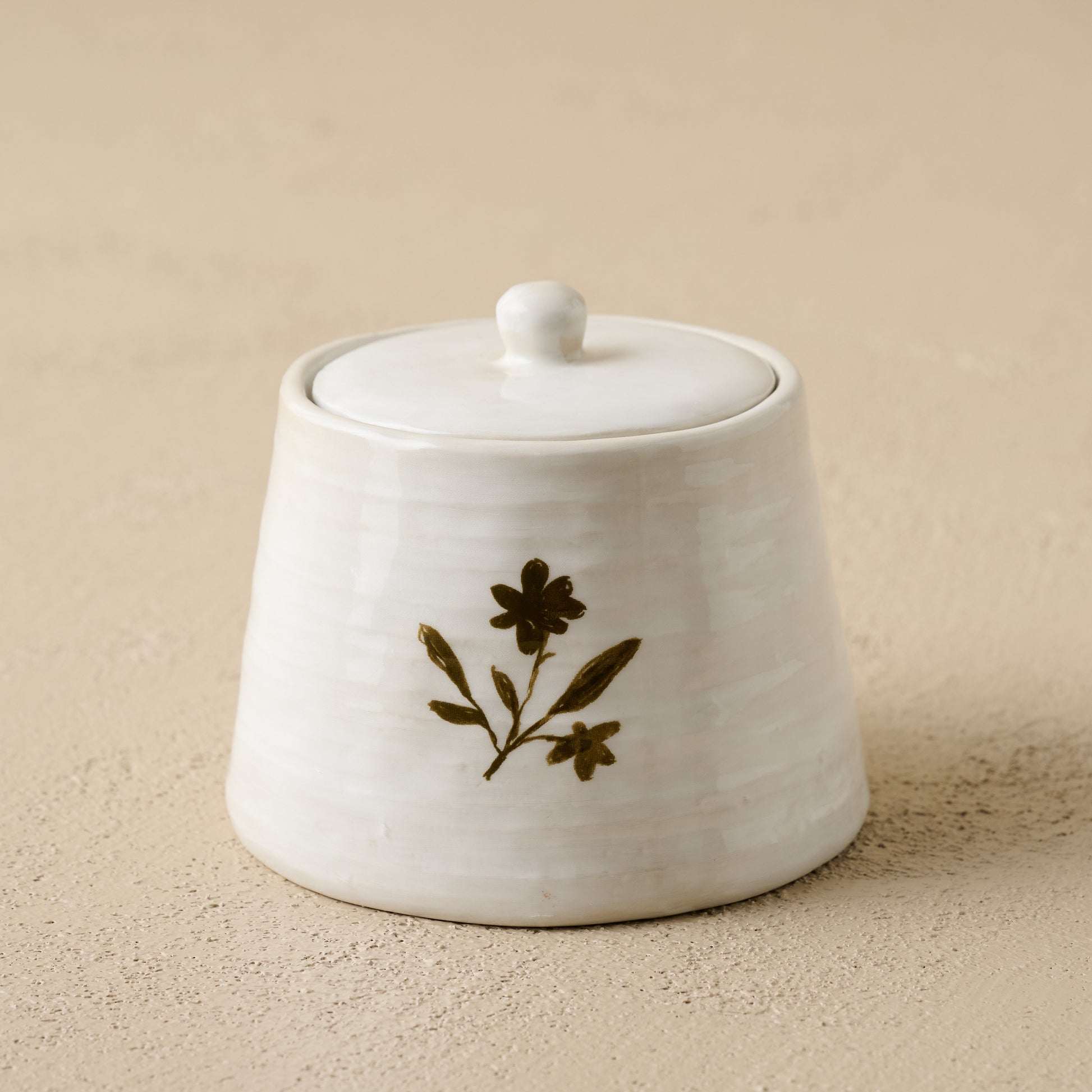 Small Eliana Floral Canister