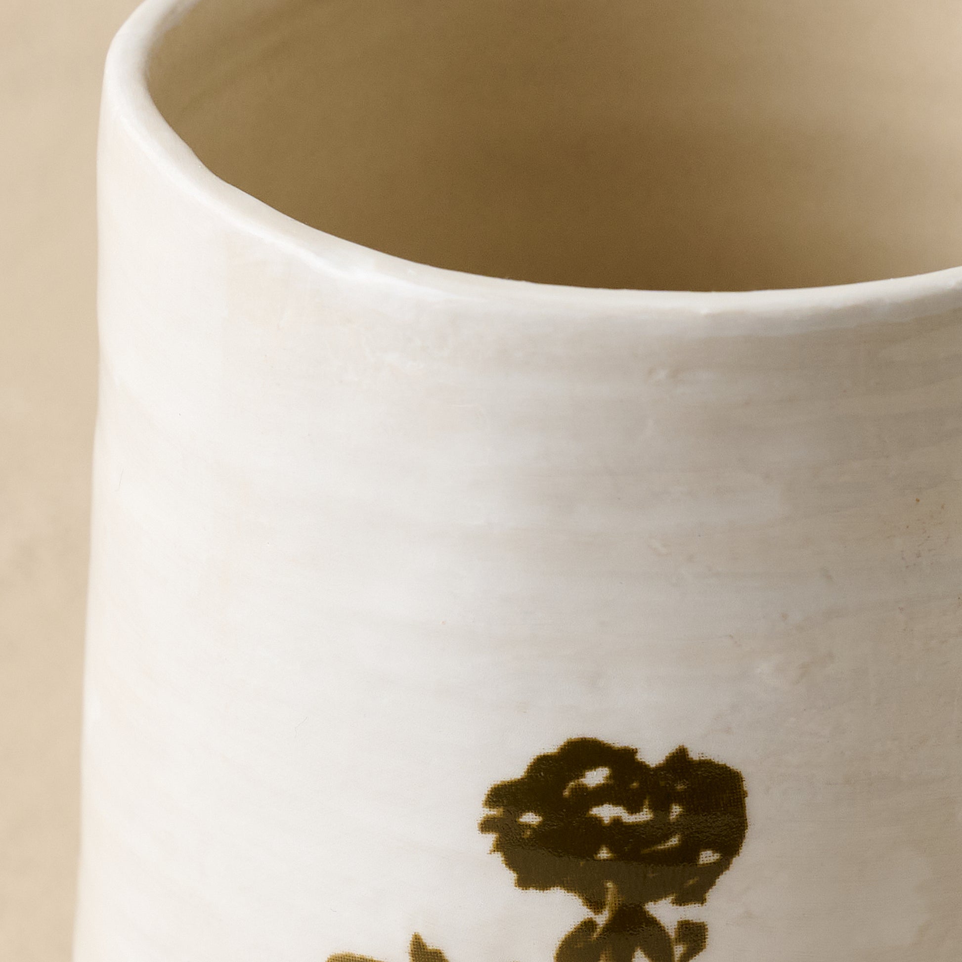 Eliana Floral Container up close