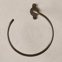 Antique Bronze Metal Towel Ring