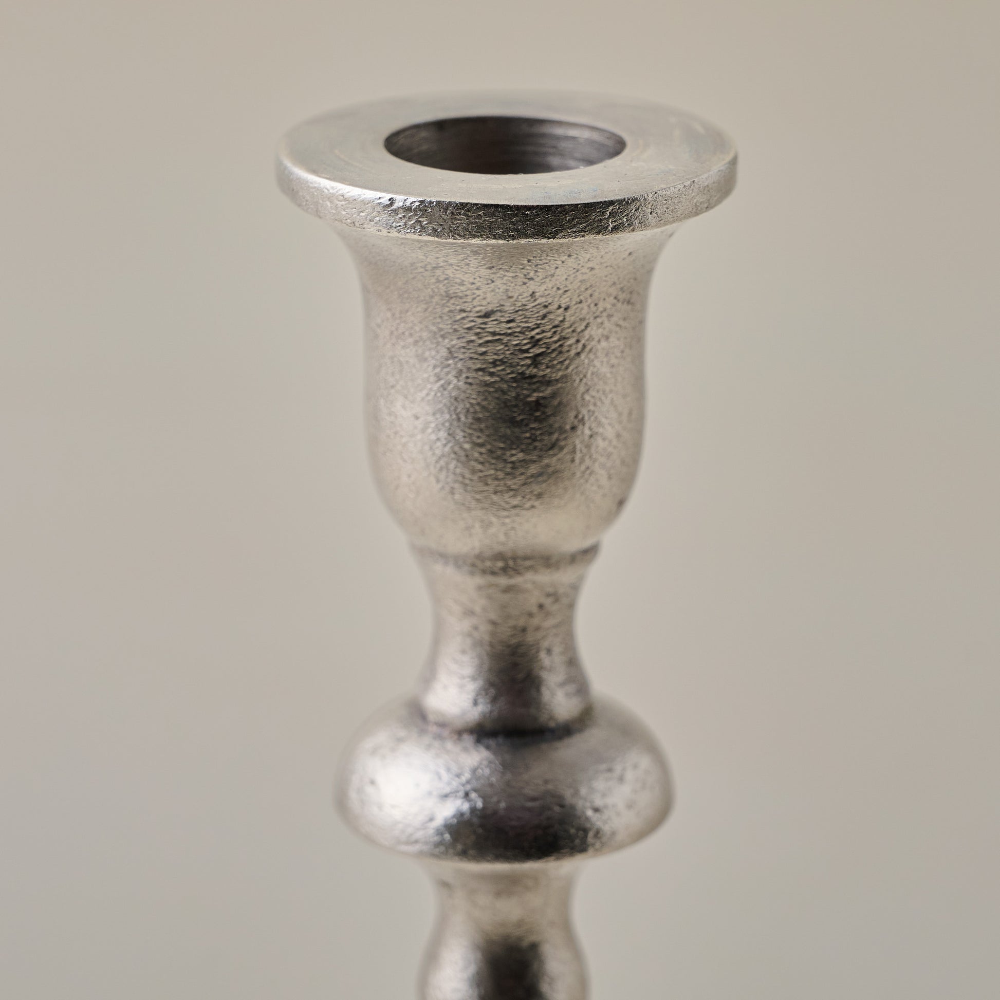 Elise Antique Inspired Taper Holder up close