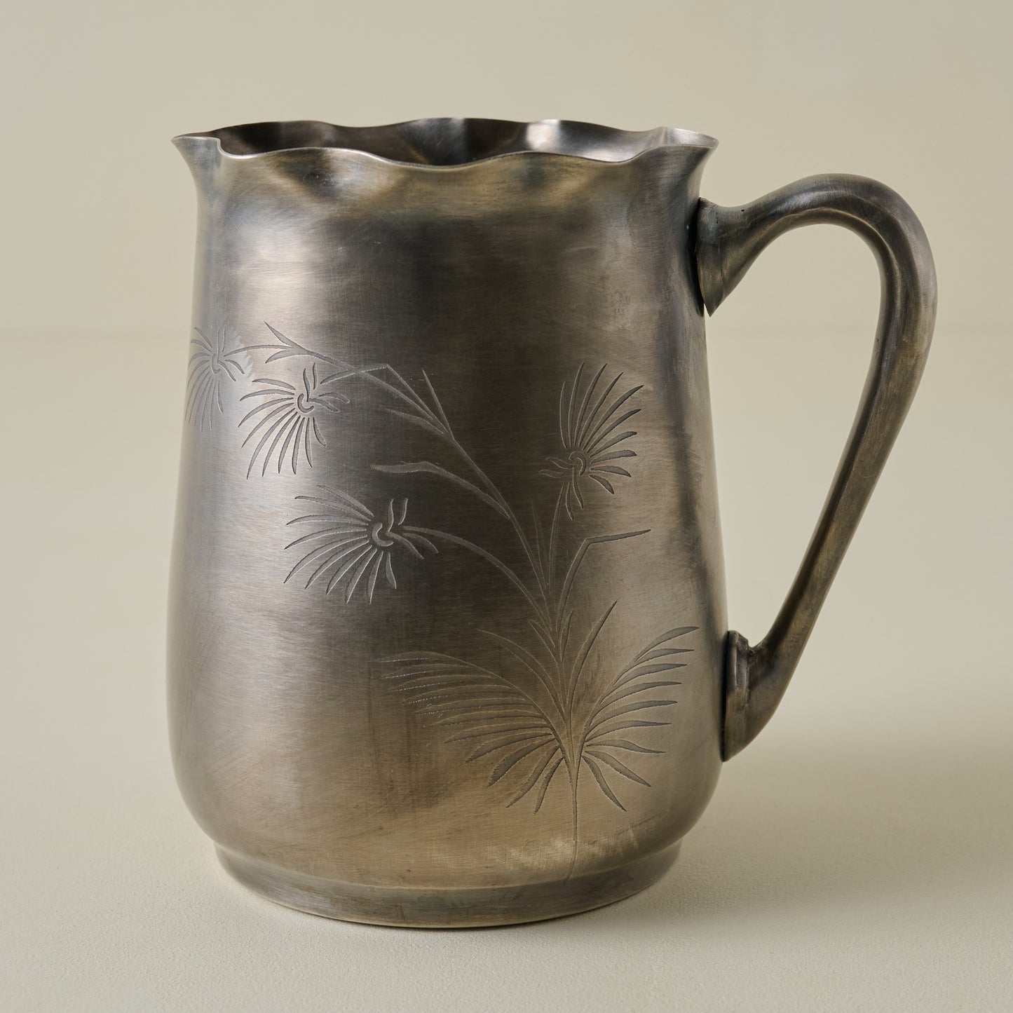 Sophia Etched Pitcher Vase