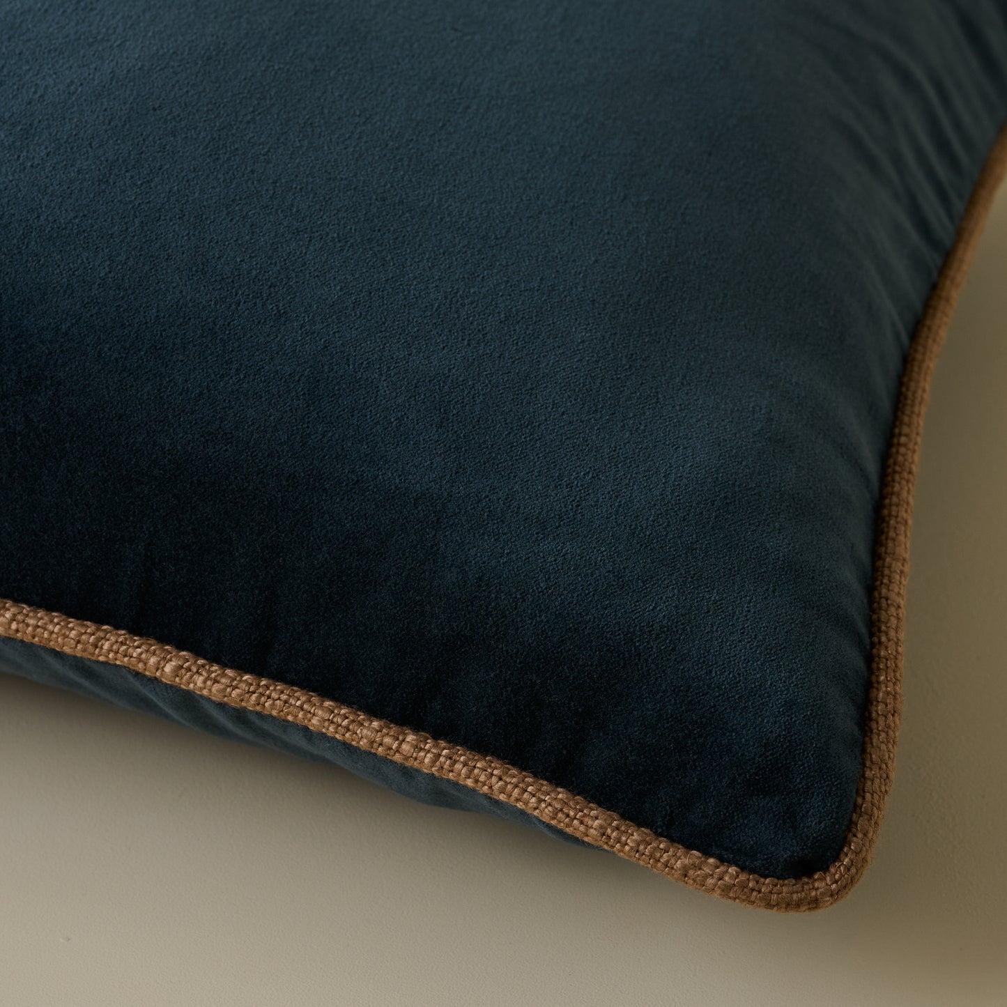 Lexie Velvet Pillow in Magical Forest corner up close