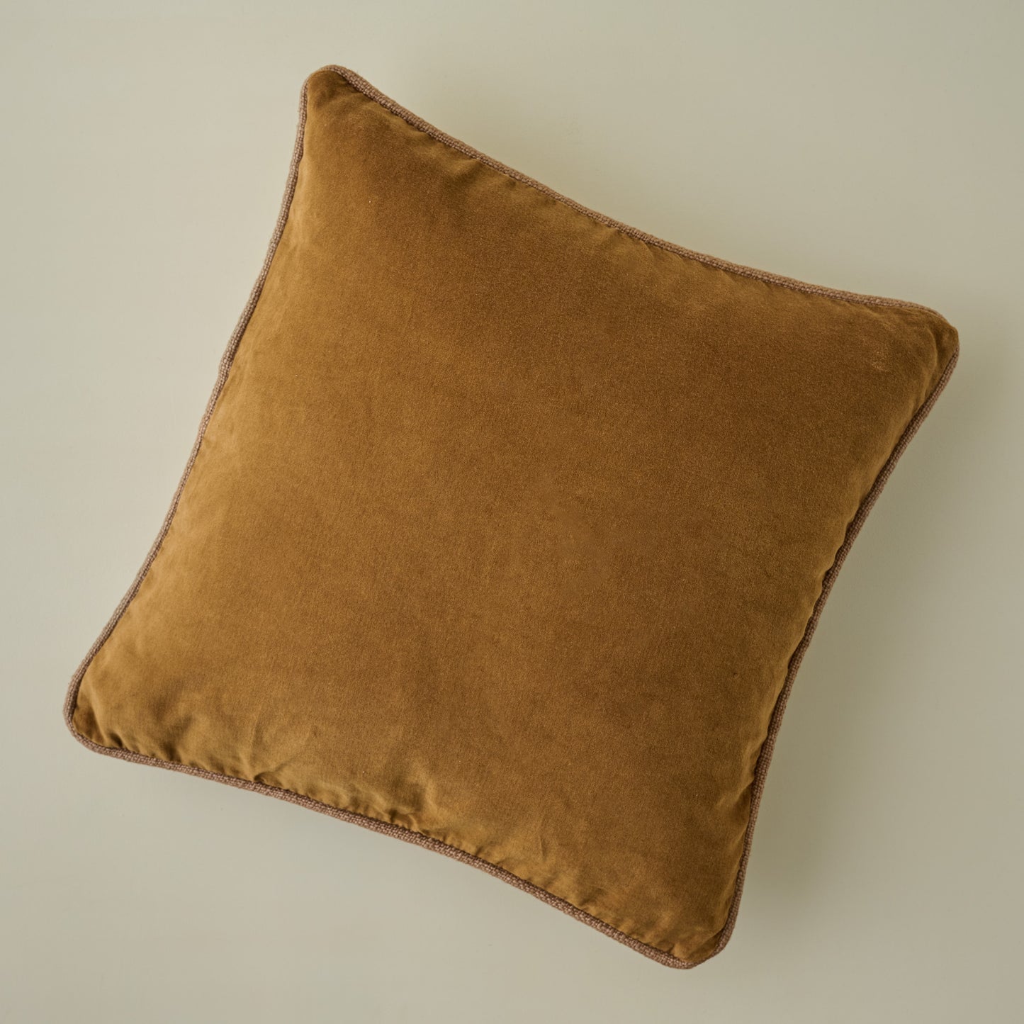 Lexie Velvet Pillow in Tan